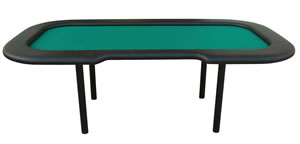 Tavolo da poker verde